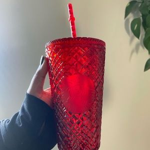 Starbucks red jewel grande cup